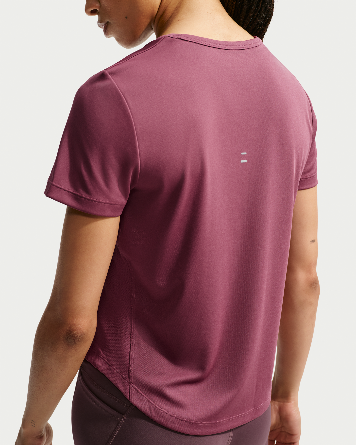Nike Tempo Women's Dri-FIT Short-Sleeve Running Top - Pink Smoke - View 2