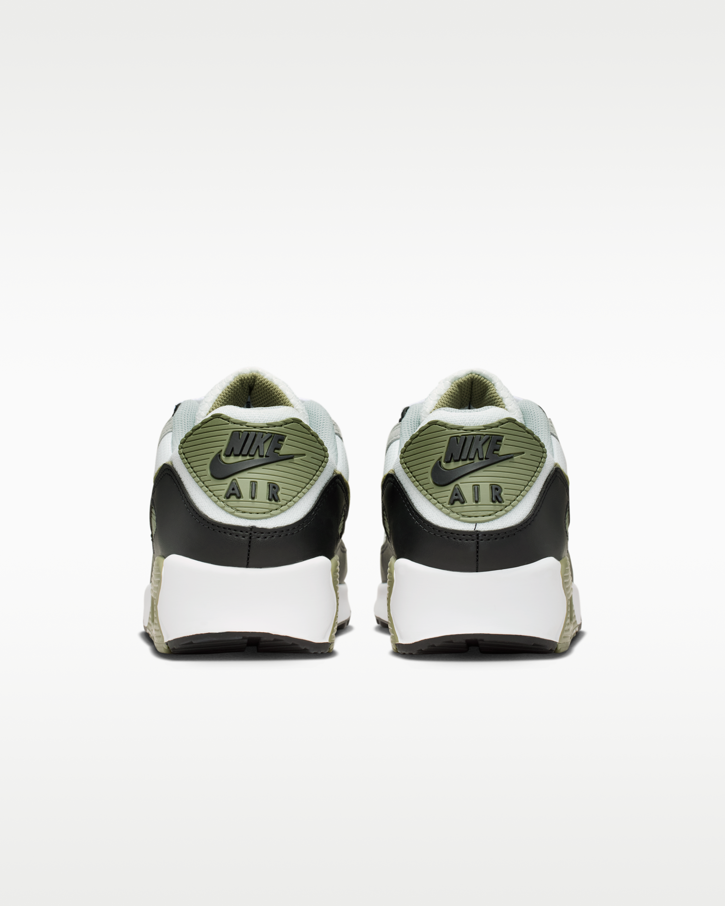 Nike Air Max 90 Men's Shoes - Summit White/Light Pumice/Black/Silver Sage - View 6