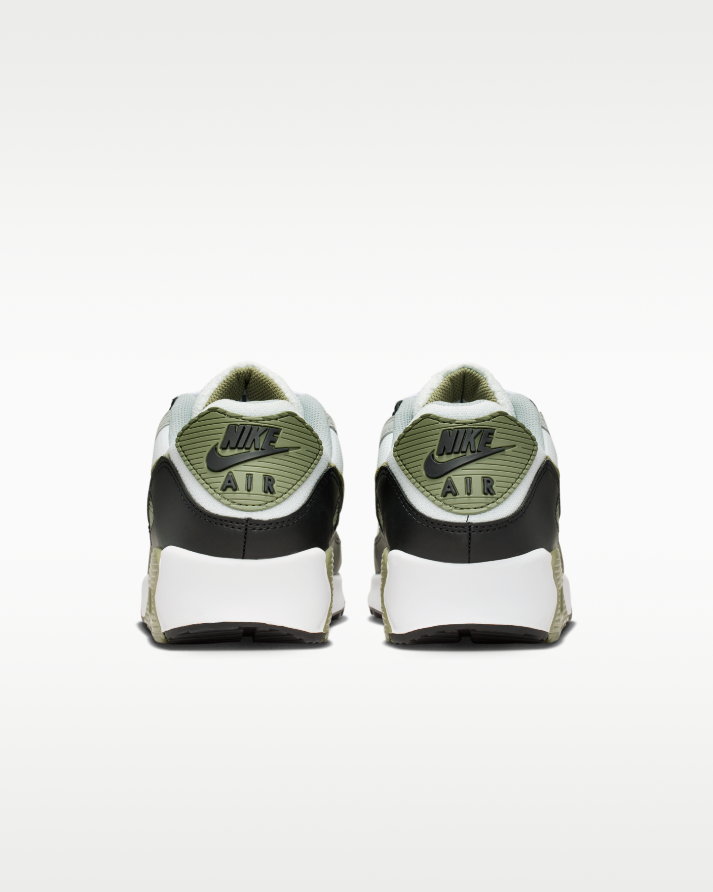Nike Air Max 90 Men's Shoes - Summit White/Light Pumice/Black/Silver Sage - View 6