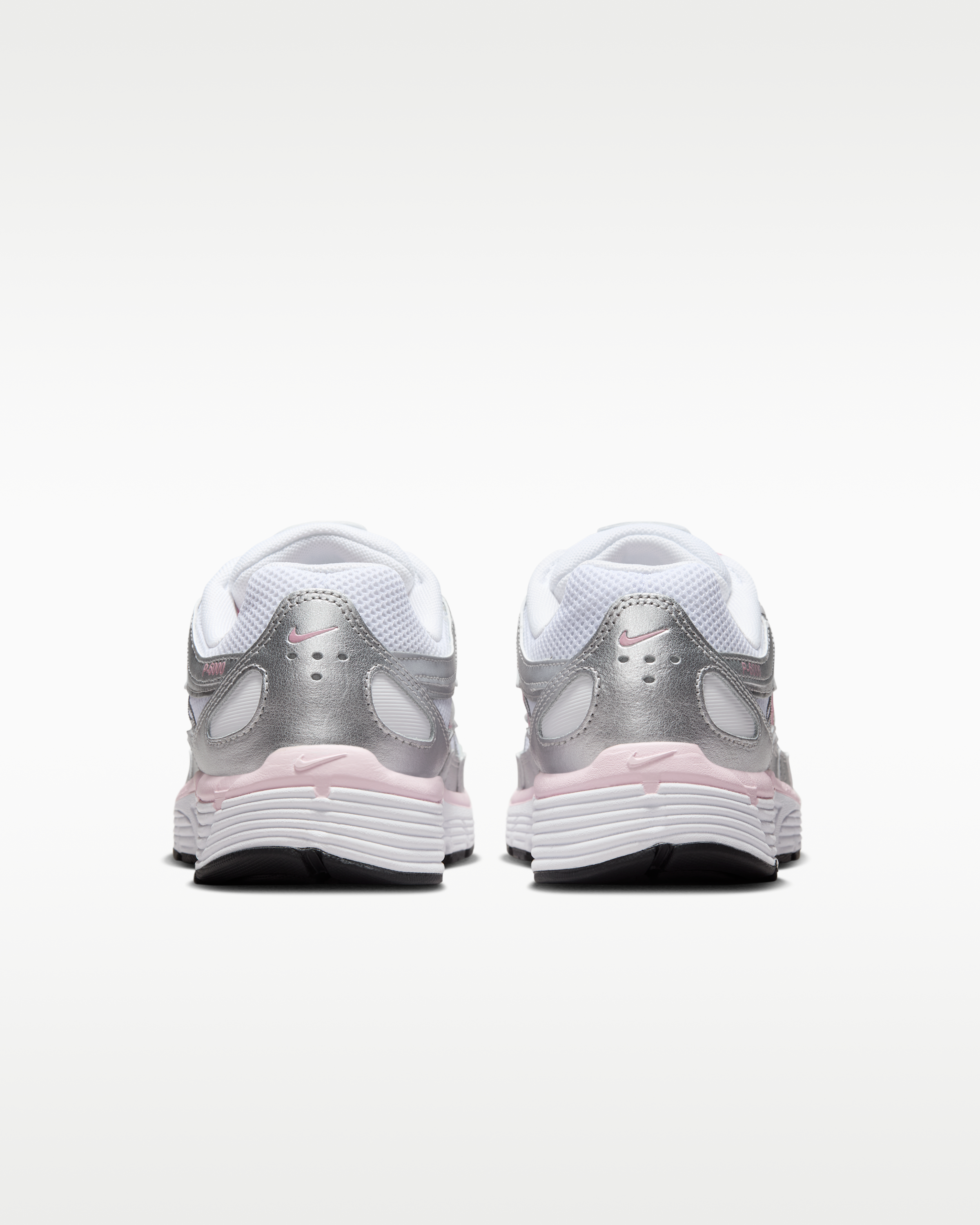 Nike P-6000 Women's Shoes - White/Elemental Pink/Black/Metallic Silver - View 6