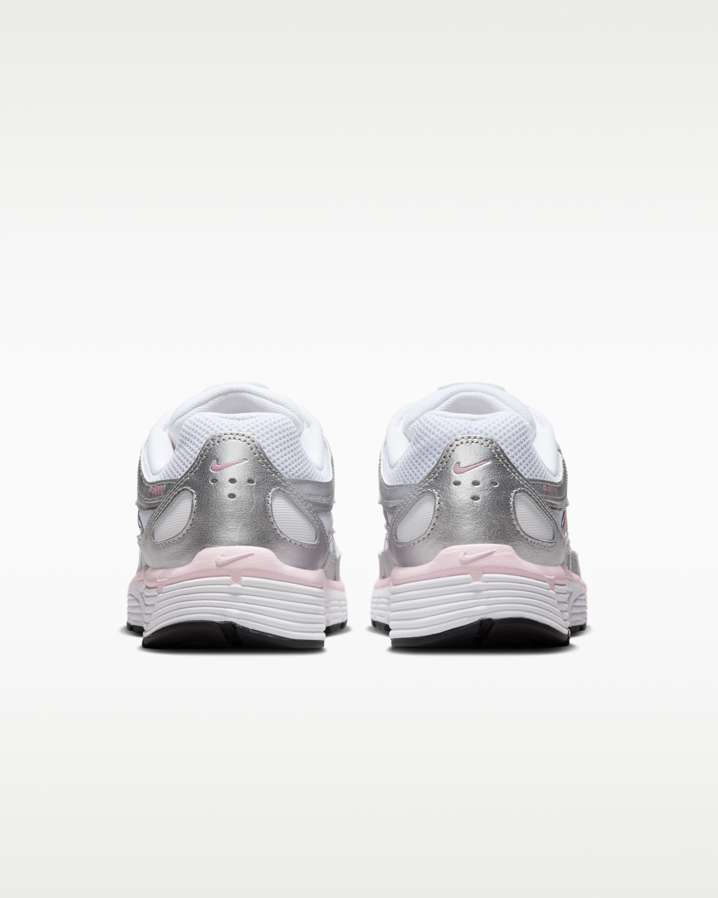 Nike P-6000 Women's Shoes - White/Elemental Pink/Black/Metallic Silver - View 6