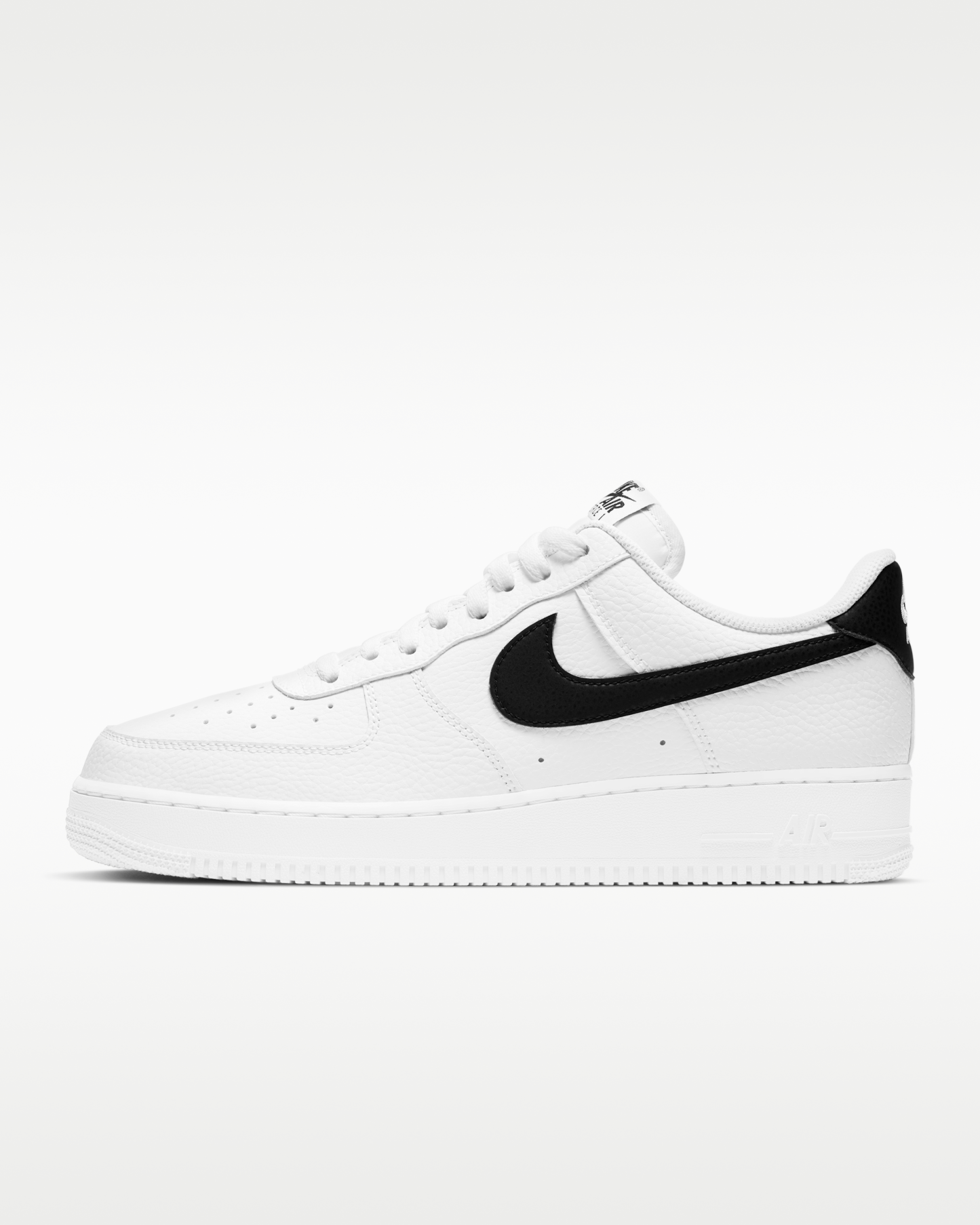Nike Air Force 1 '07 Men's Shoe - White/Black - View 1
