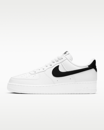 Nike Air Force 1 '07 Men's Shoe - White/Black - View 1