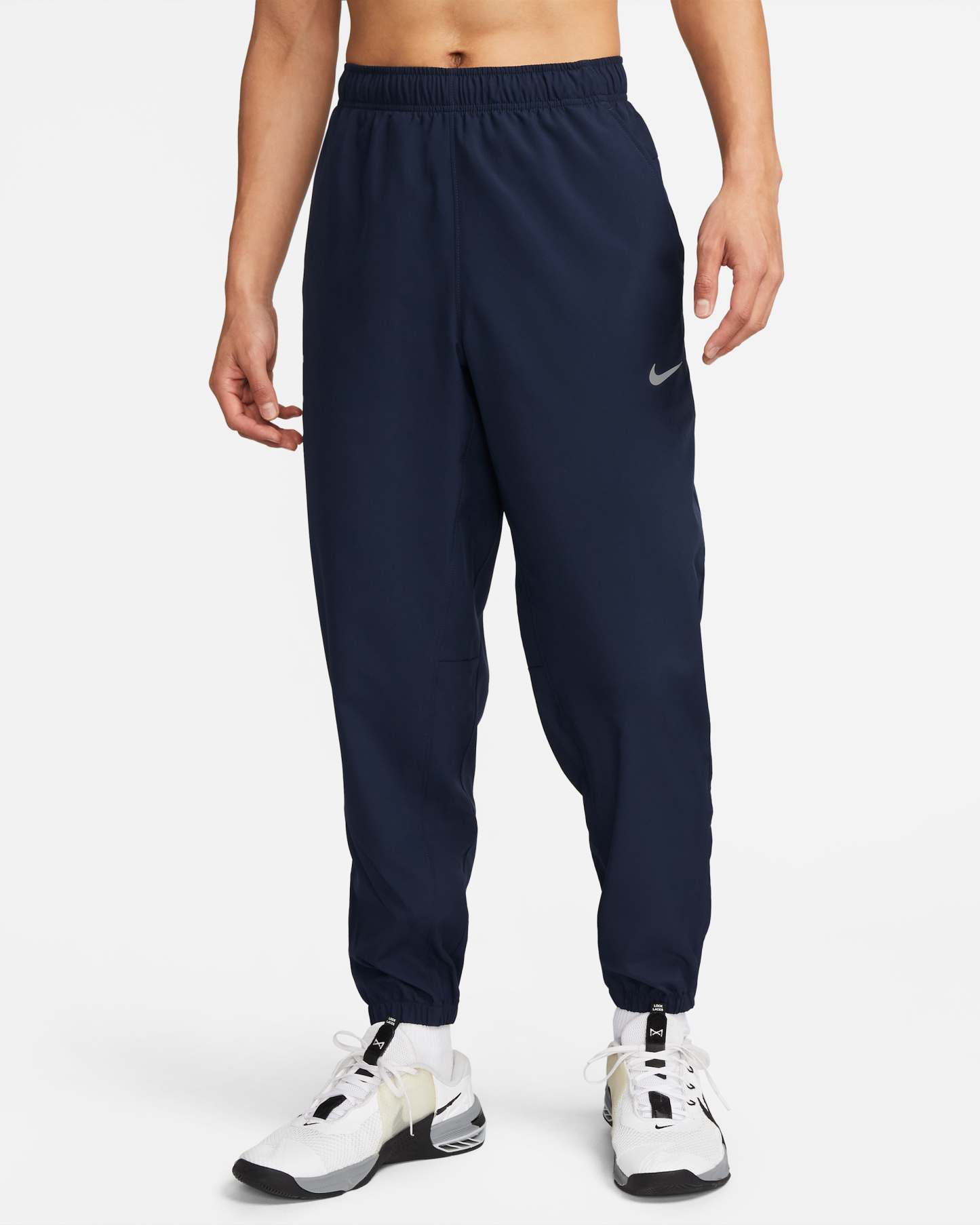 Nike Form Men's Dri-FIT Tapered Versatile Trousers - Obsidian/Black - View 1