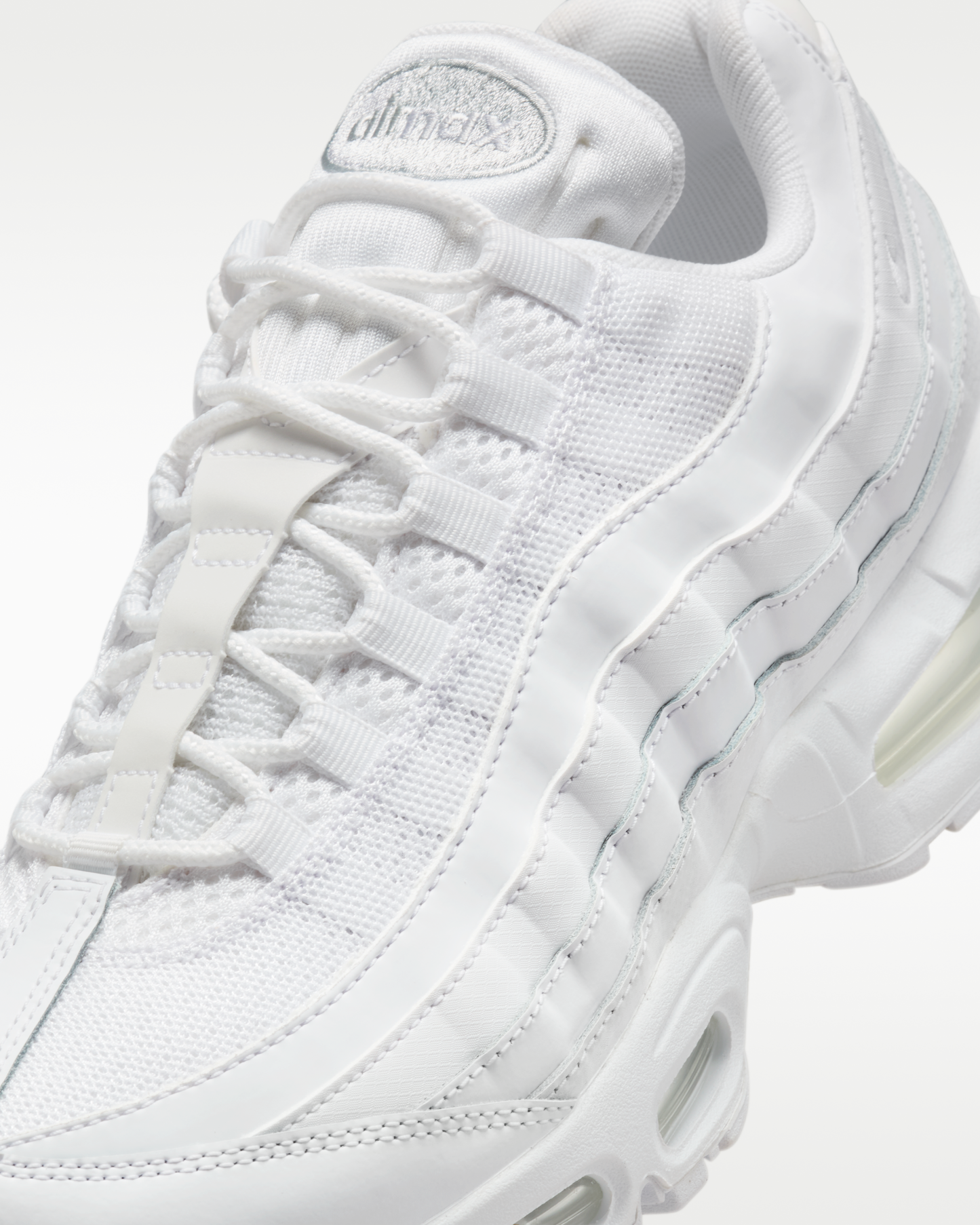 Nike Air Max 95 Big Bubble Men's Shoes - White/White/Pure Platinum/White - View 7
