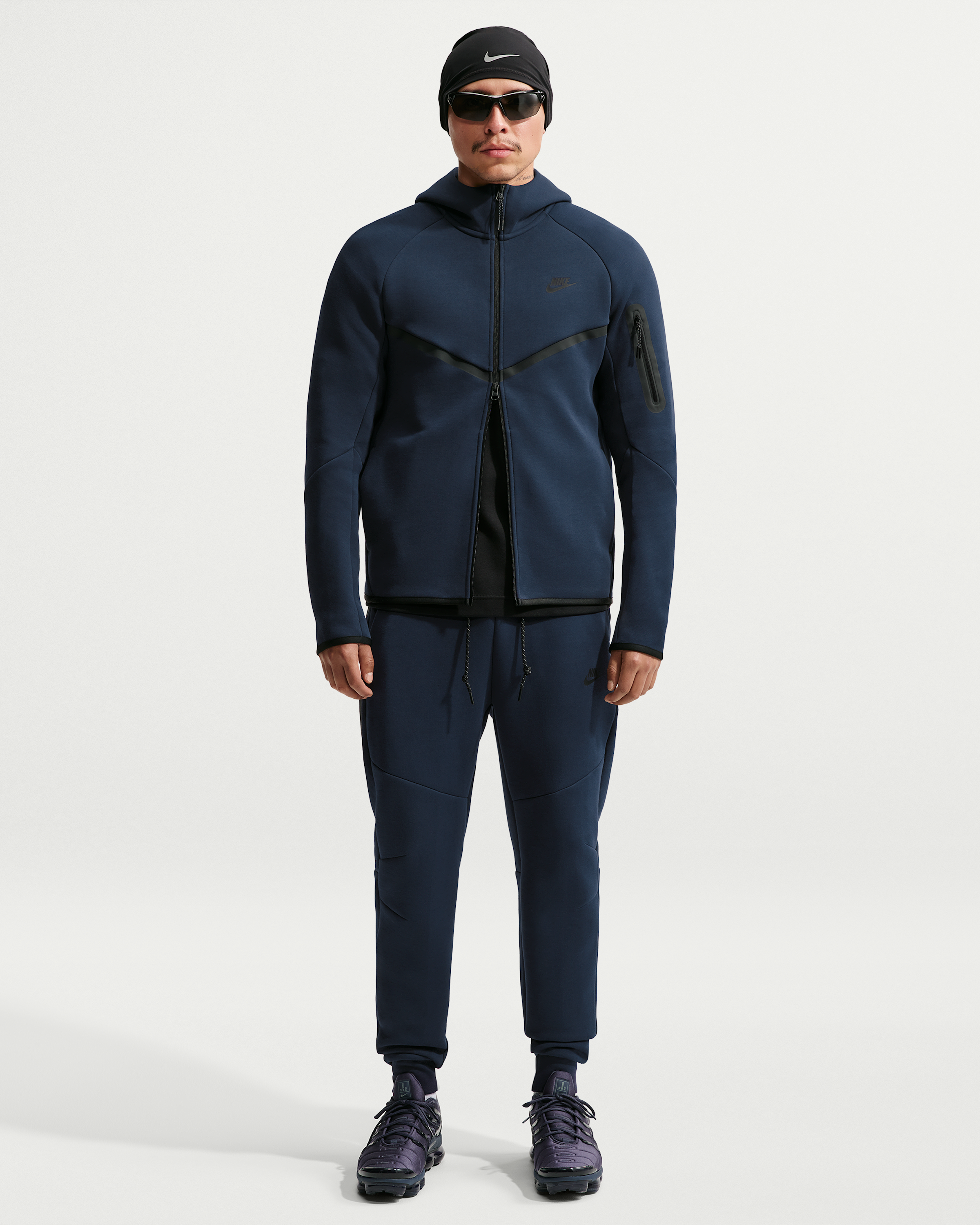 Nike Tech Men's Fleece Joggers - Obsidian/Black - View 1