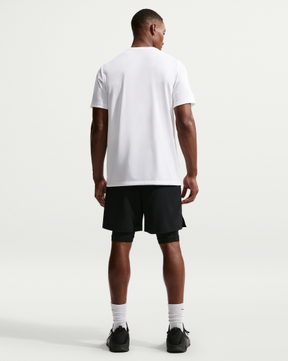 Nike Unlimited Men's Dri-FIT 18cm (approx.) 2-in-1 Versatile Shorts - Black/Black/Black/Black - View 5