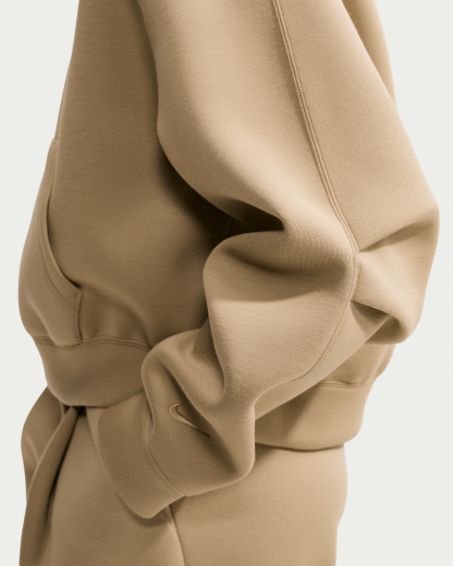 Nike Article Fleece Women's Oversized Hoodie - Parachute Beige/Parachute Beige - View 3