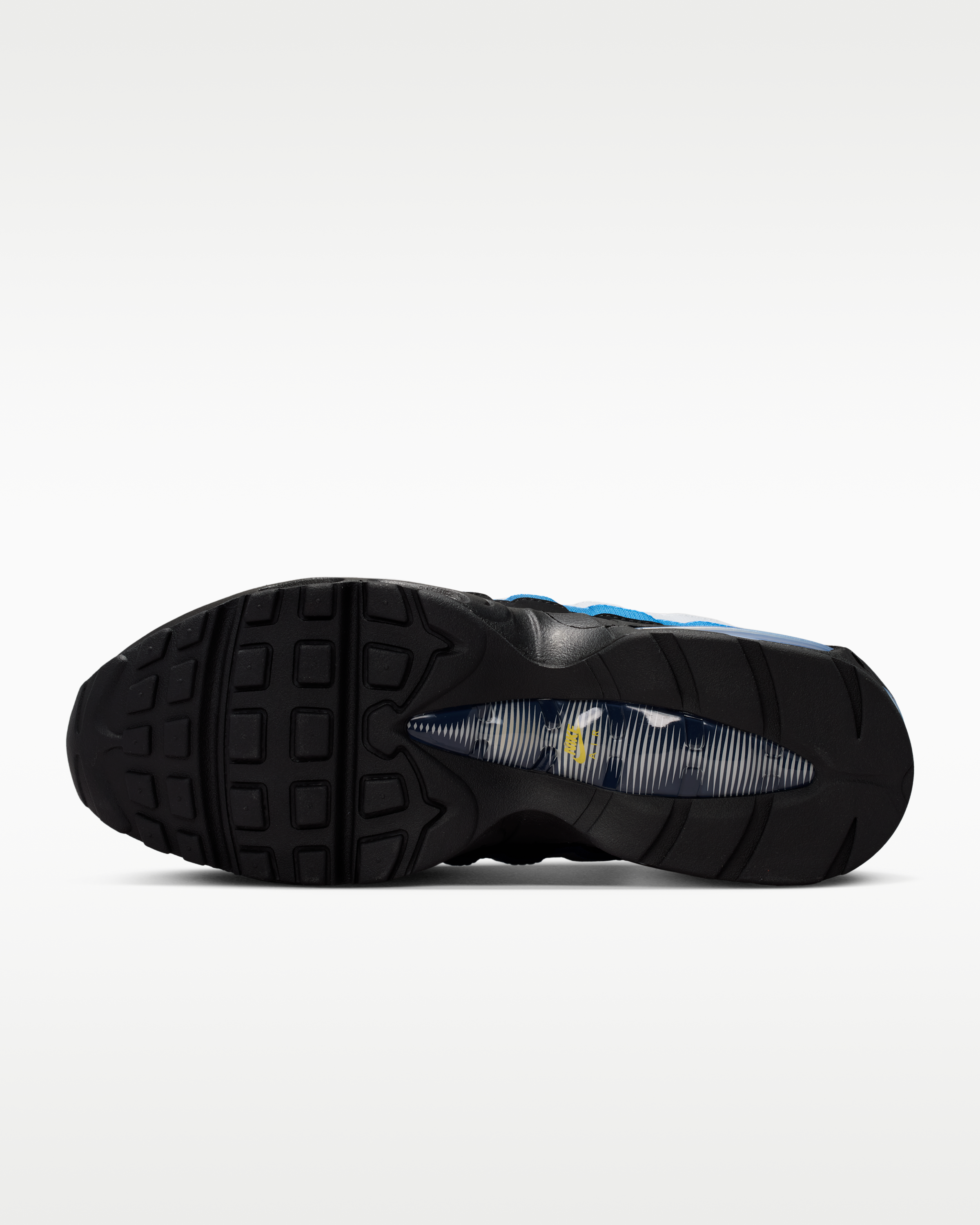 Nike Air Max 95 Big Bubble Men's Shoes - White/Black/Reflect Silver/Royal Blue - View 2