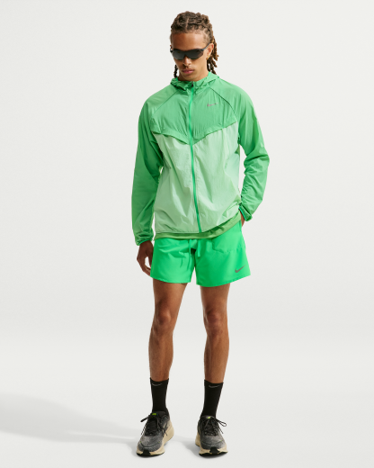 Nike Stride Men's Dri-FIT 18cm (approx.) 2-in-1 Running Shorts - Green Spark - View 1