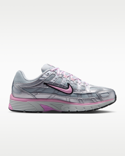 Nike P-6000 Women's Shoes - Pure Platinum/Metallic Silver/Black/Pink Rise - View 3