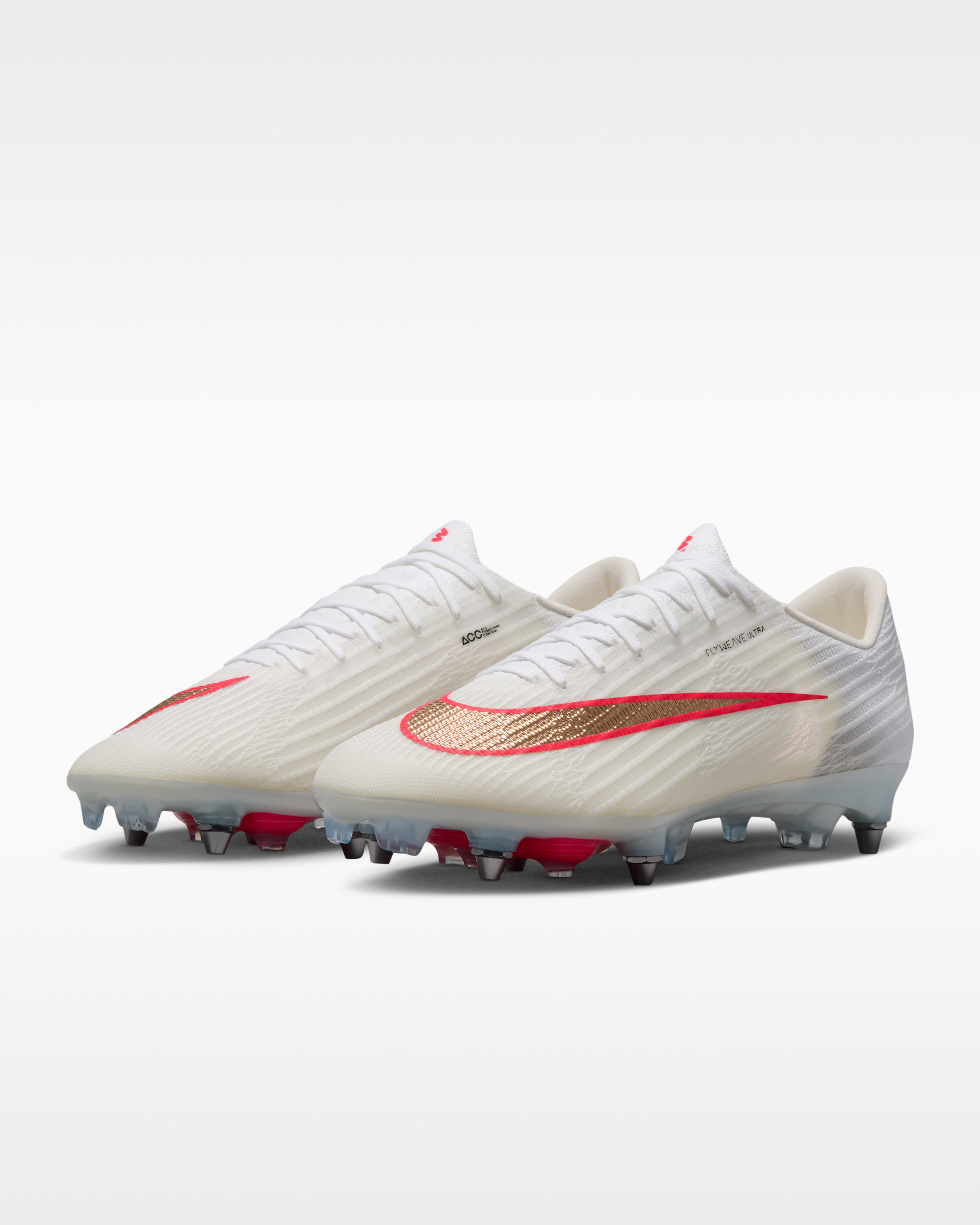 Nike Mercurial Superfly 11 Elite Soft-Ground Low-Top Football Boots - White/Bright Crimson/Blur - View 5