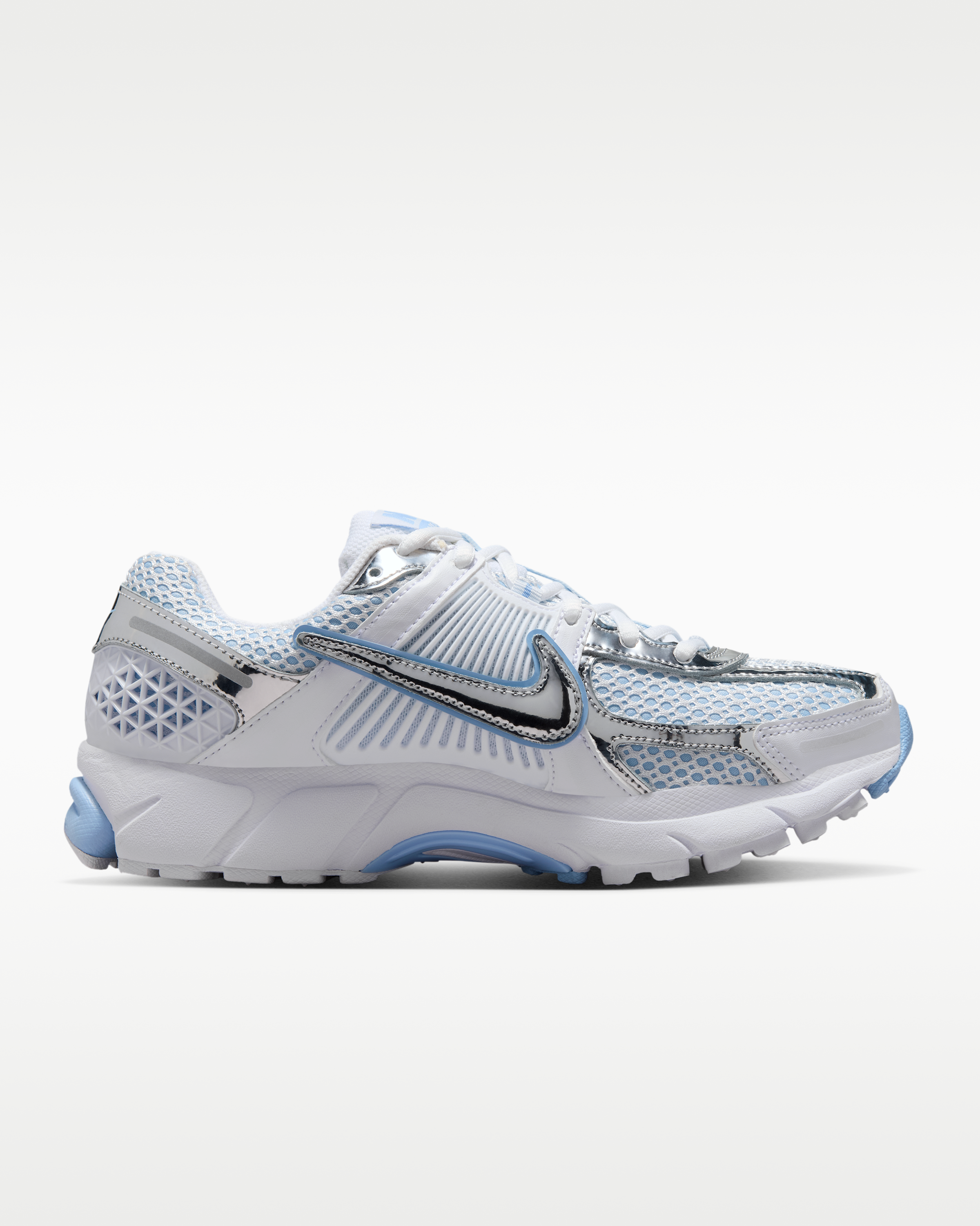 Nike Zoom Vomero 5 Women's Shoes - White/Aluminium/Football Grey/Metallic Silver - View 3