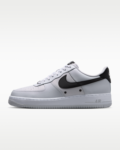 Nike Air Force 1 '07 LV8 Men's Shoes - Geyser Grey/White/Black - View 1