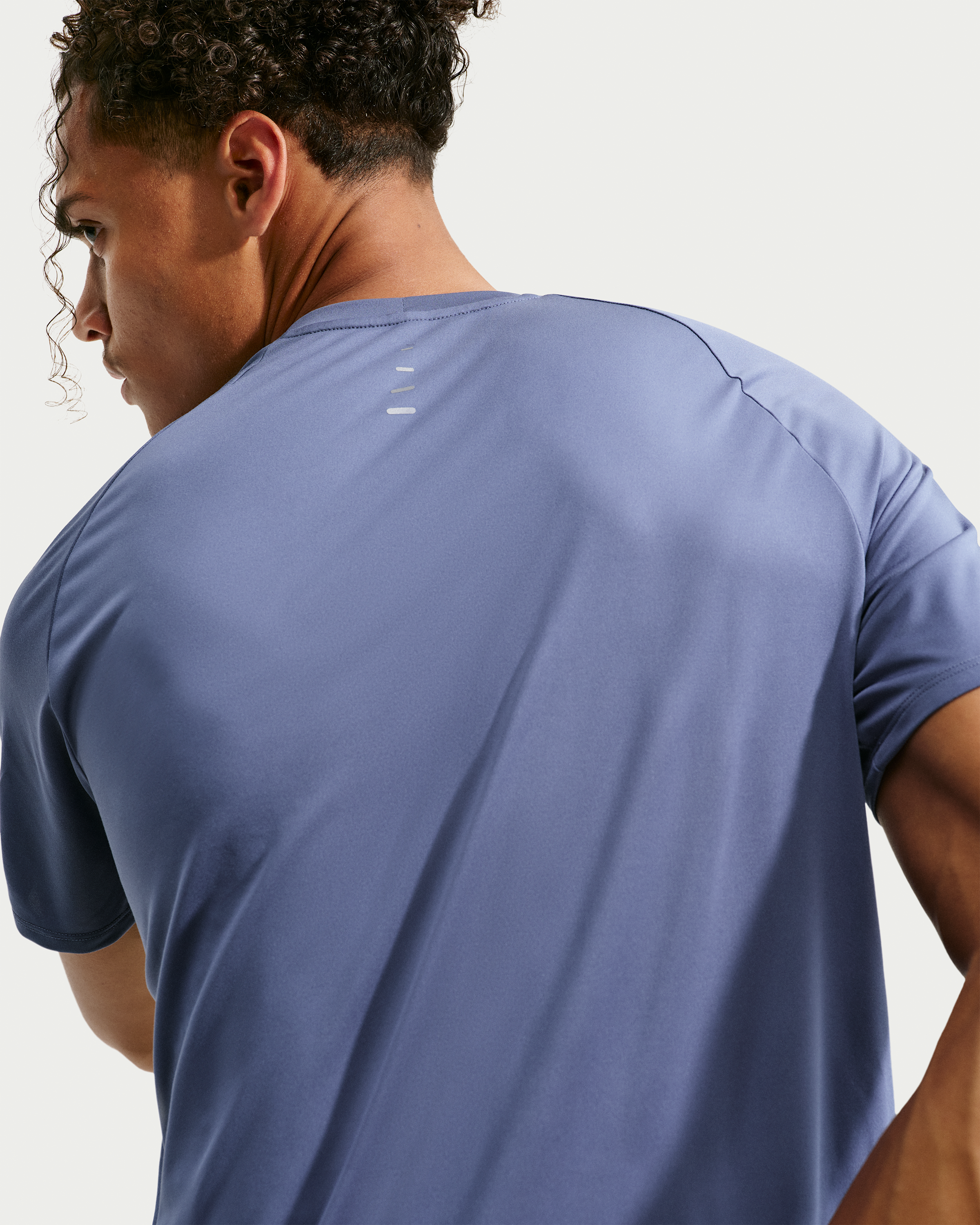 Nike Stride Men's Dri-FIT ADV Short-Sleeve Running Top - Diffused Blue - View 2