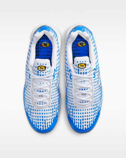 Nike Air Max Plus VII Men's Shoes - White/Blue Crystal/Metallic Silver/White - View 4