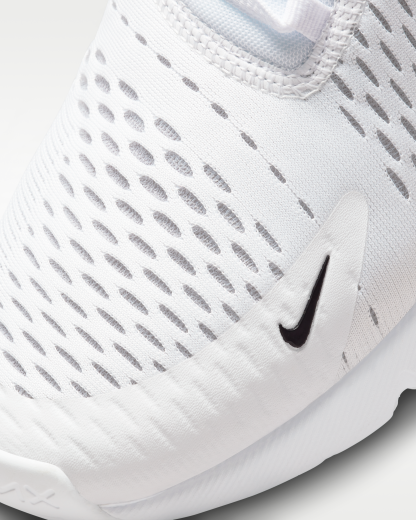 Nike Air Max 270 Men's Shoes - White/White/Black - View 7