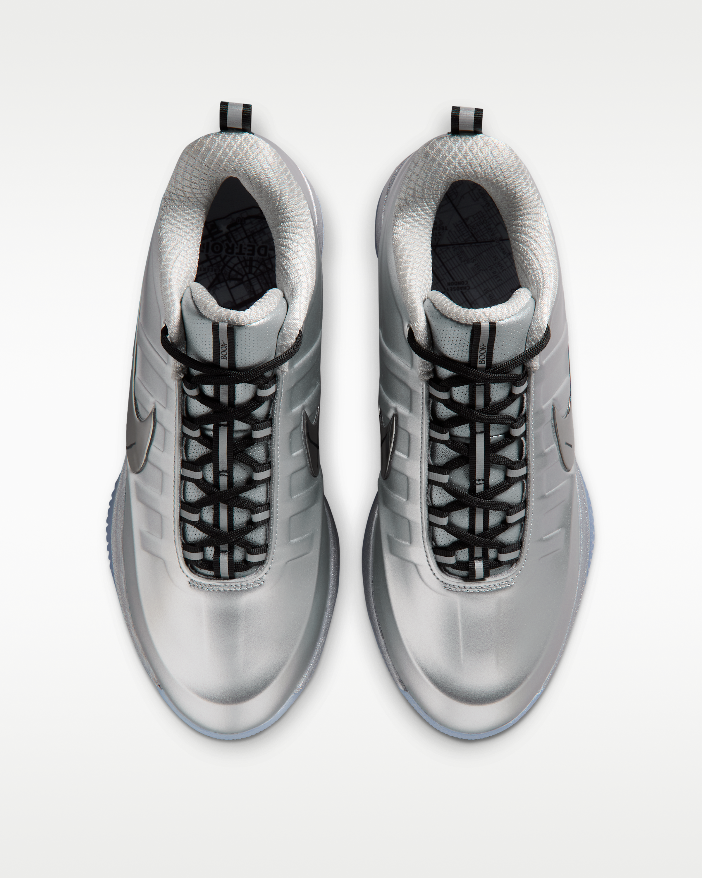 Book 2 "Iron Fist" Basketball Shoes - Metallic Silver/Black/Metallic Silver - View 4