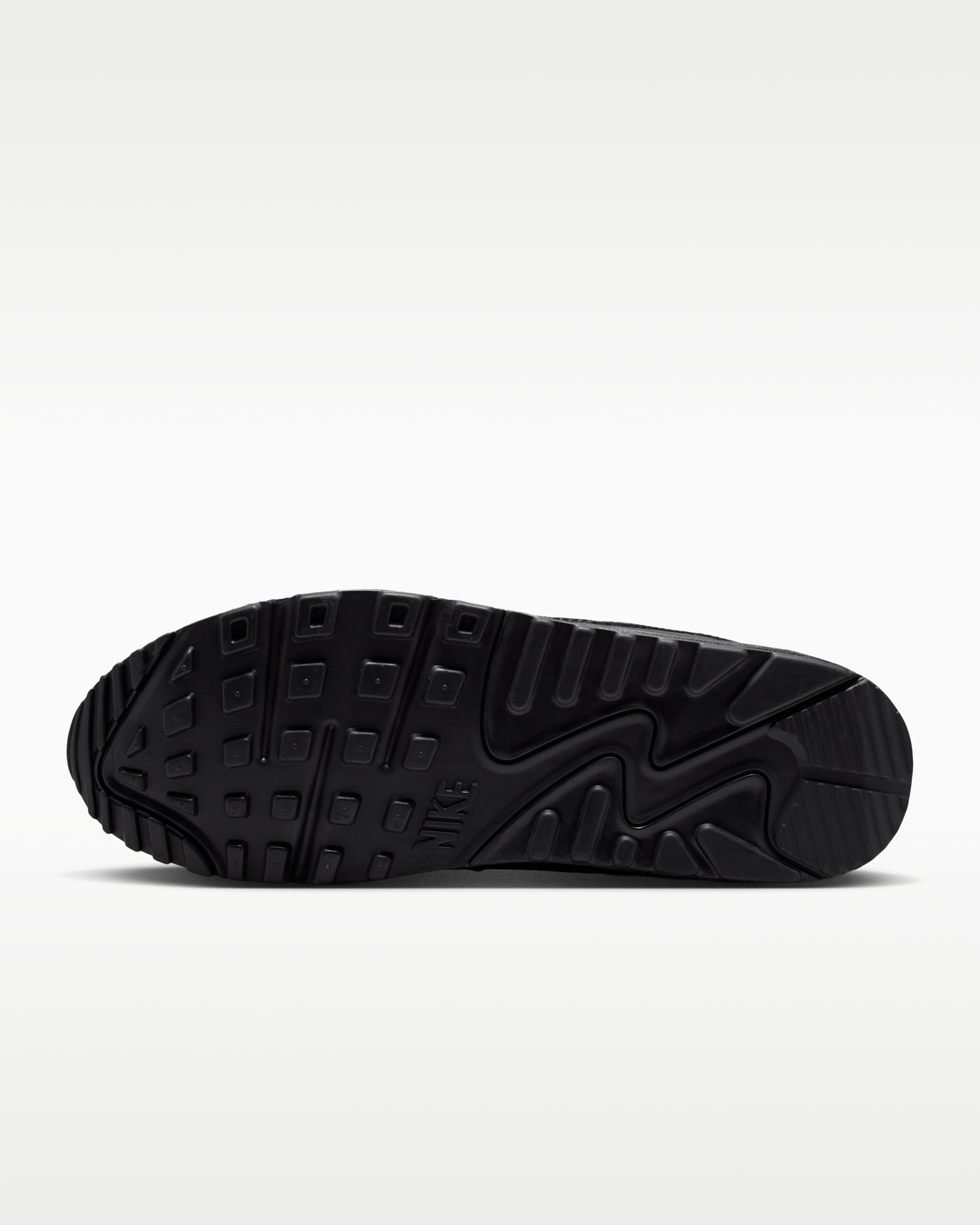 Nike Air Max 90 Men's Shoes - Black/Black/Tough Red - View 2