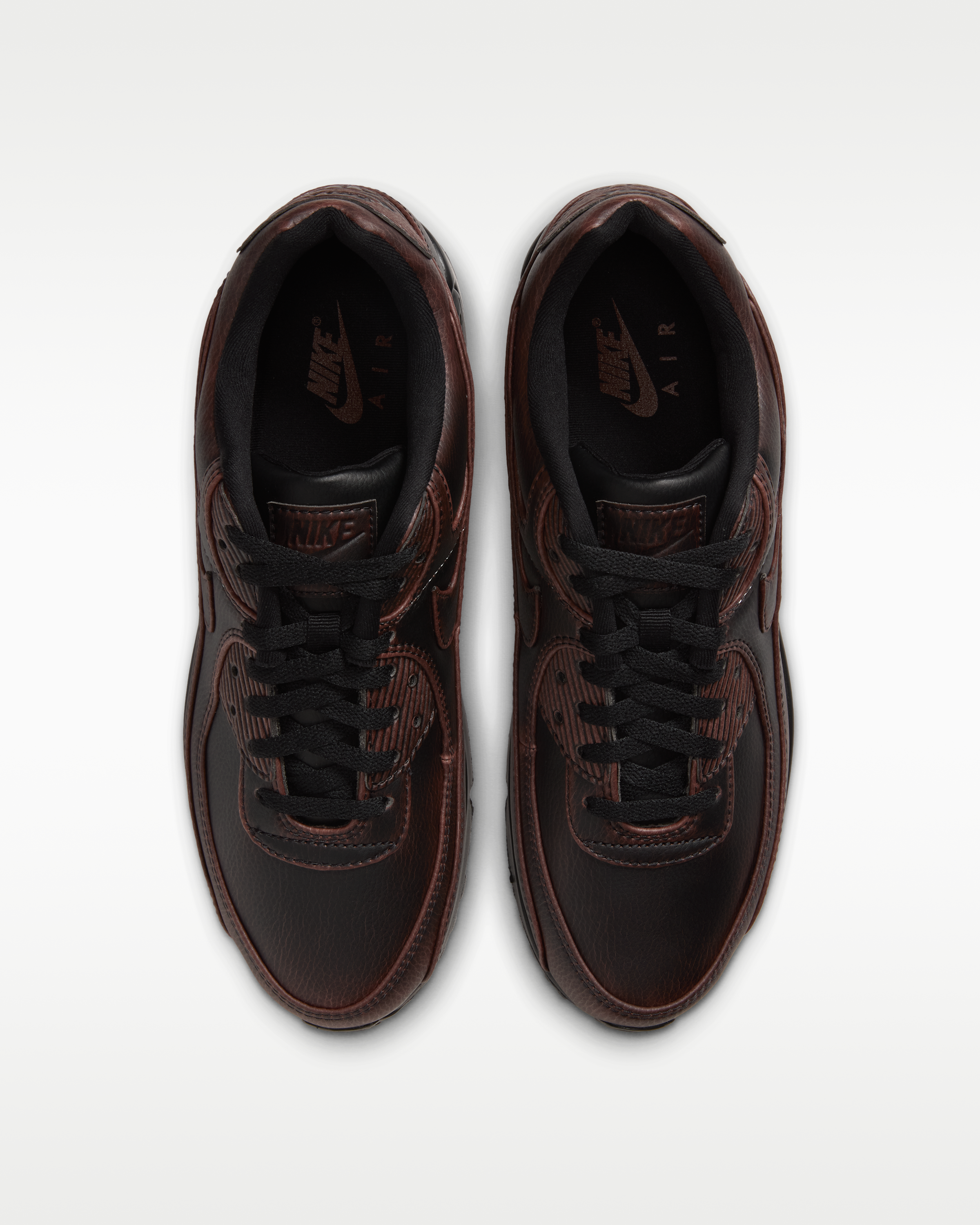 Nike Air Max 90 Premium Men's Shoes - Black/Cinnamon/Black - View 4