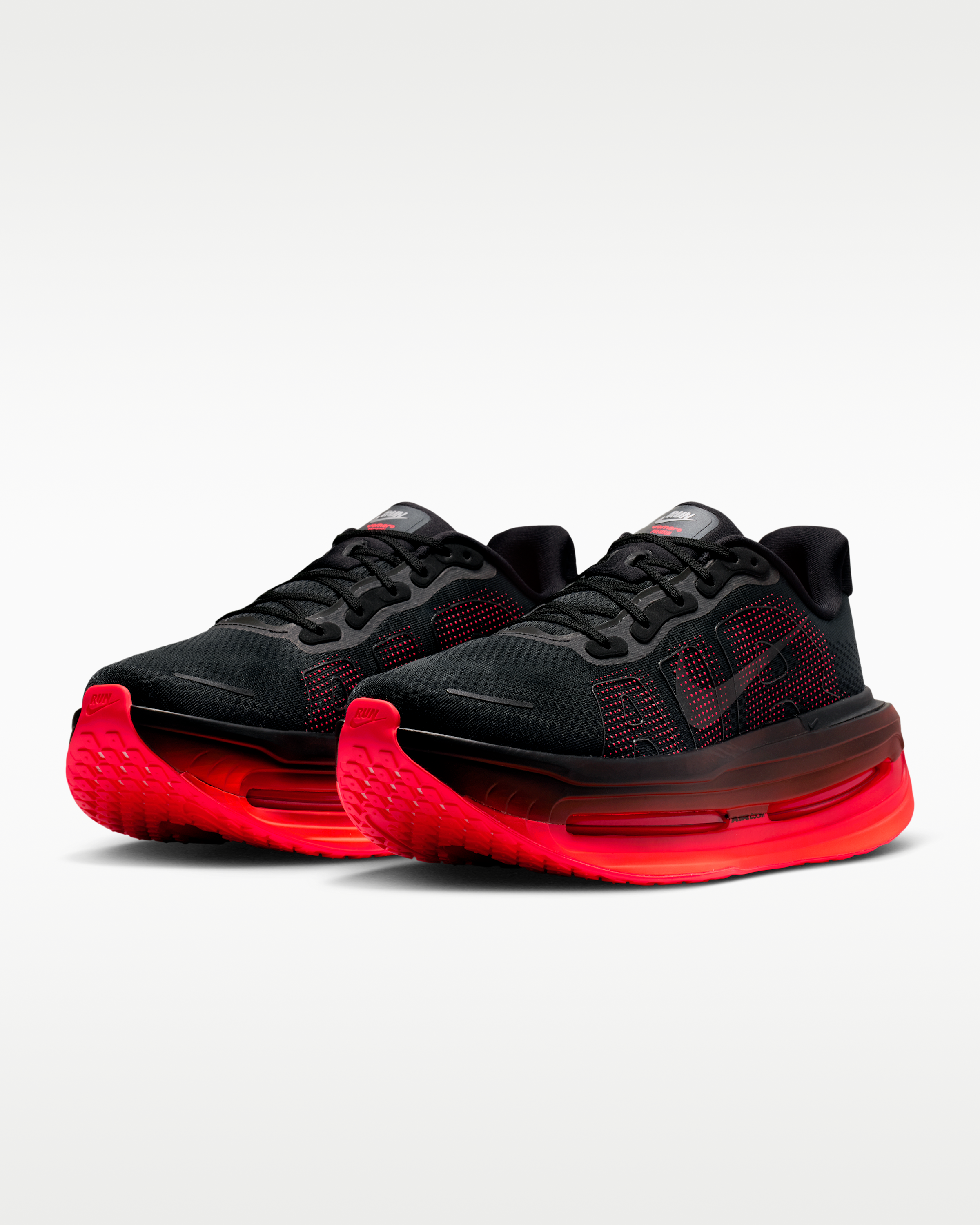 Nike Vomero Premium Men's Road Running Shoes - Black/Bright Crimson/Black - View 5