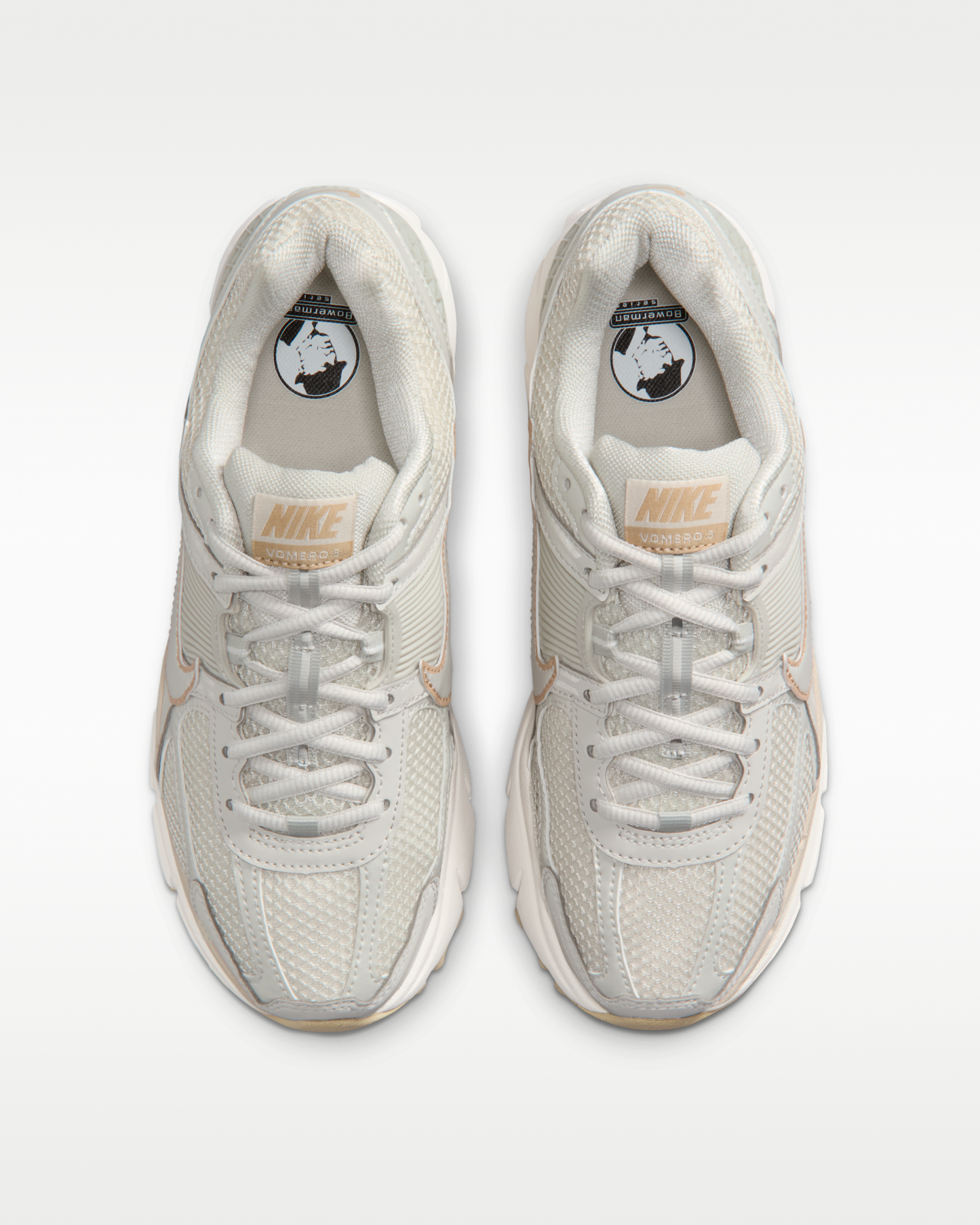 Nike Zoom Vomero 5 Women's Shoes with Reflective Design Accents - Light Bone/Phantom/Light Orewood Brown/Light Bone - View 4