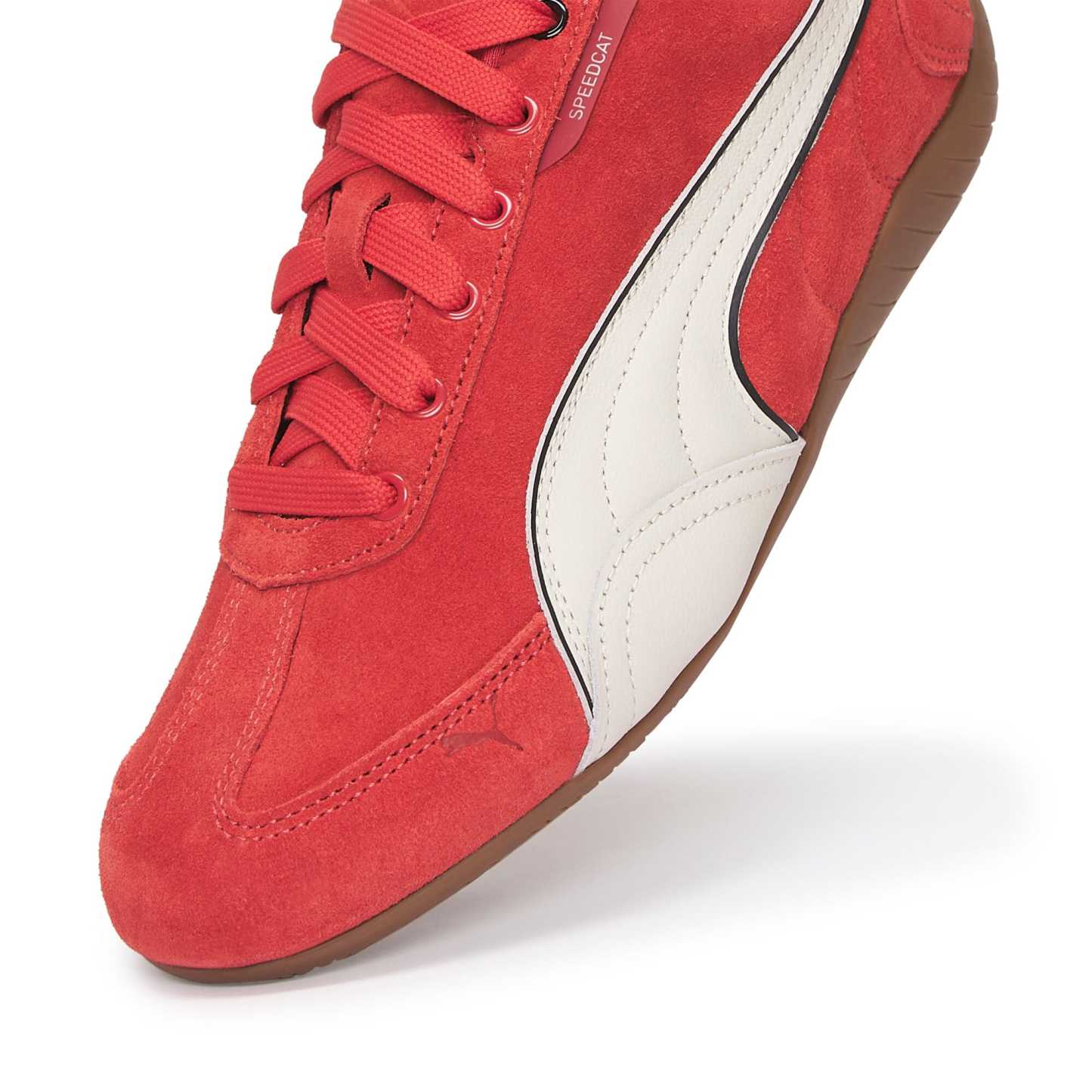 Scuderia Ferrari Speedcat Sneakers Unisex - Rosso Corsa-Vapor Gray - Image 6