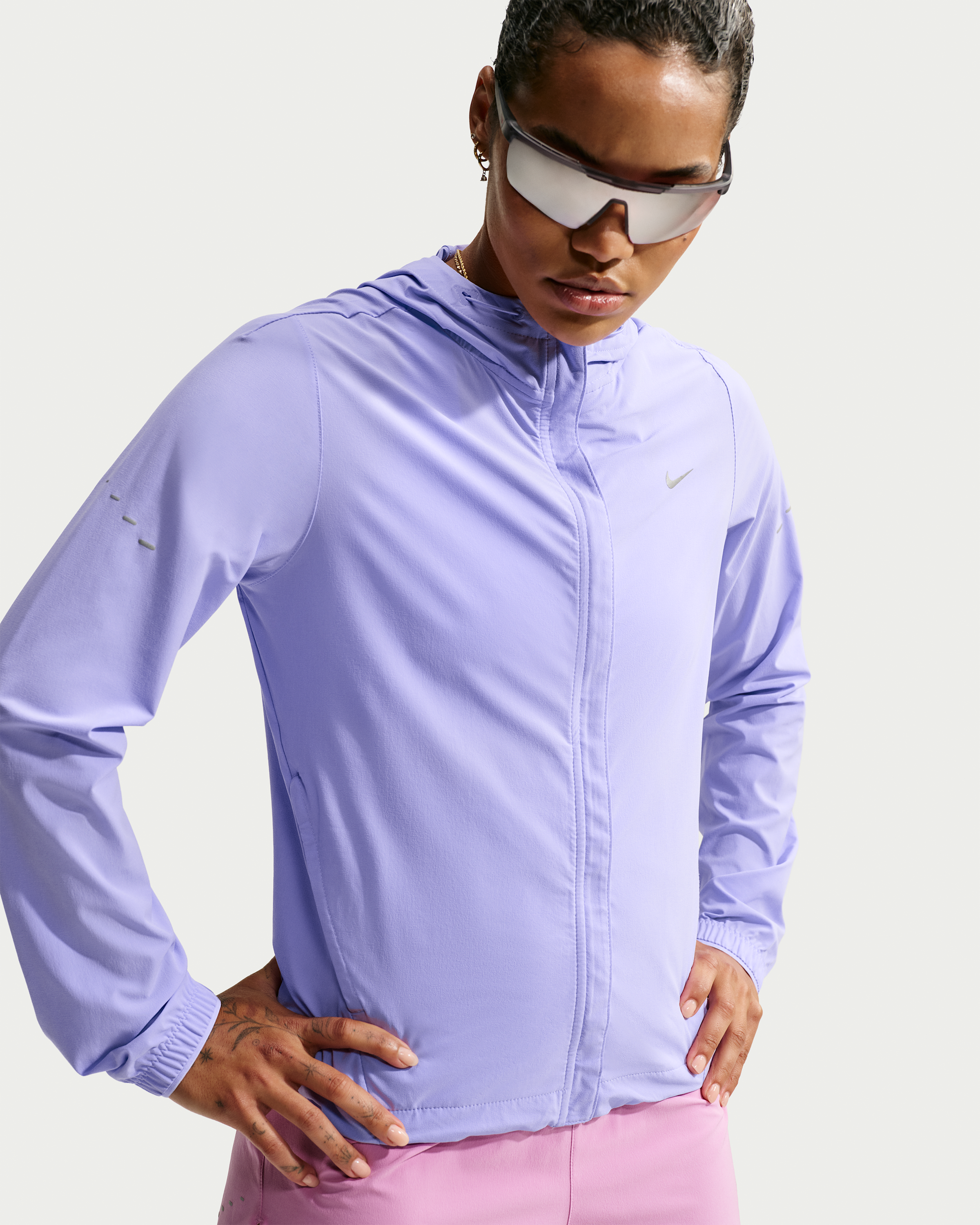 Nike Swift Women's Repel Packable Running Jacket - Purple Pulse - View 1