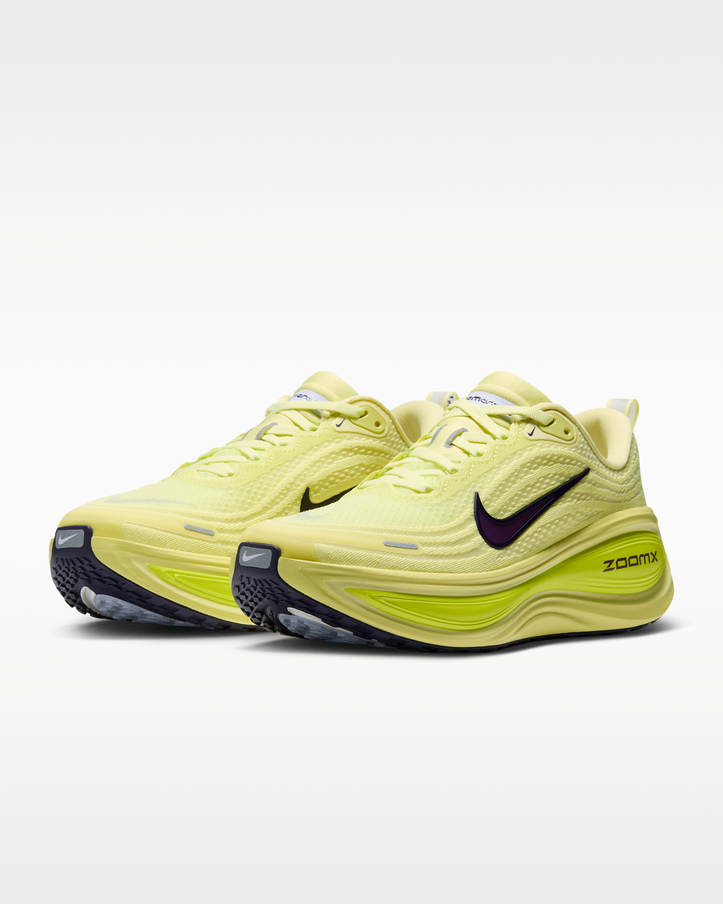 Nike Vomero Plus Women's Road Running Shoes - Fennel/Lemon Venom/Lemon Chiffon/Purple Dynasty - View 5