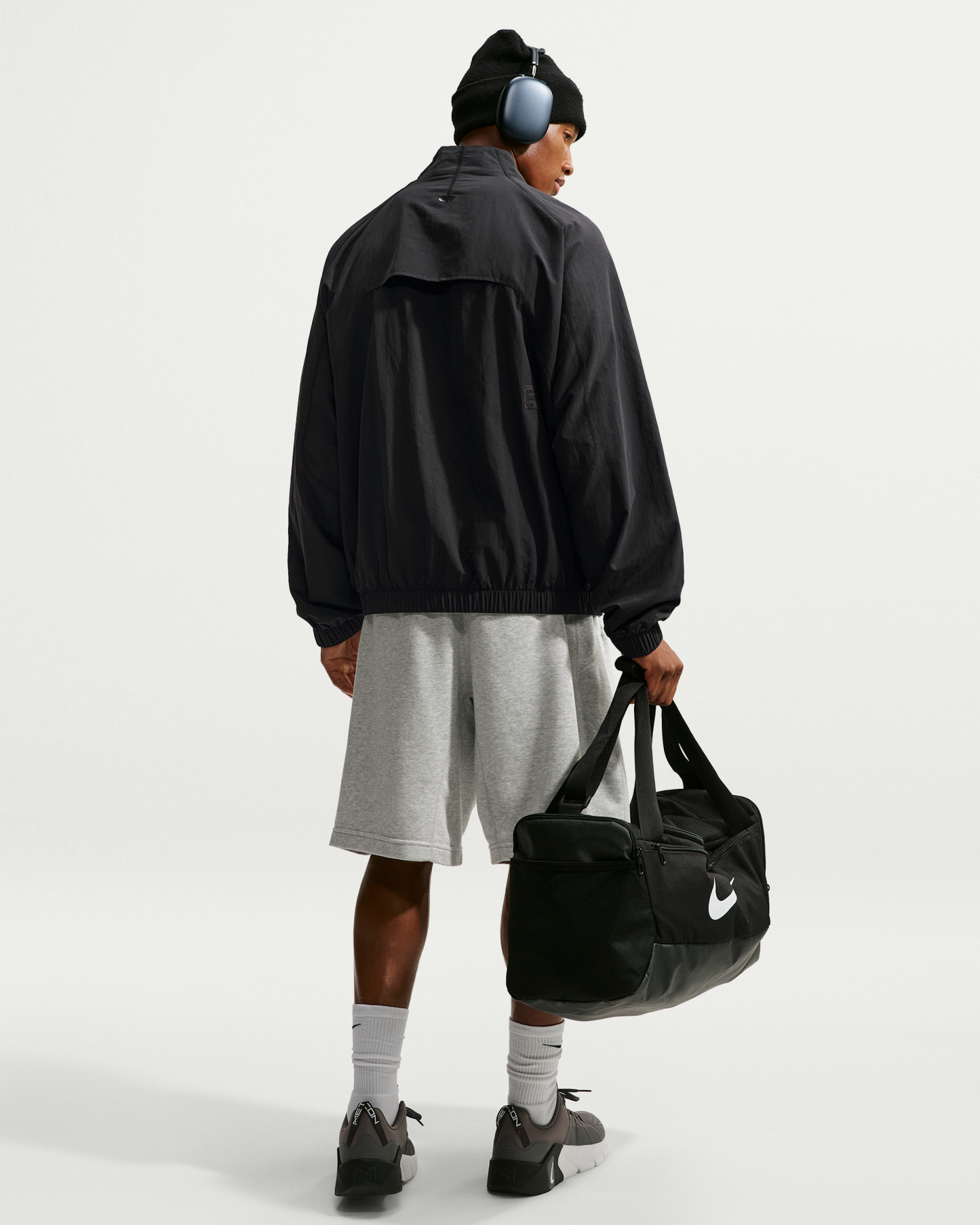 Nike Men's N.A.C. Dri-FIT Oversized Full-Zip Woven Jacket - Black/Black - View 5