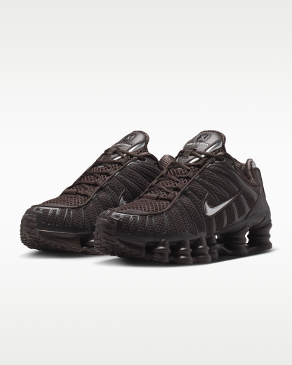 Nike Shox TL Women's Shoes - Velvet Brown/Metallic Silver - View 5