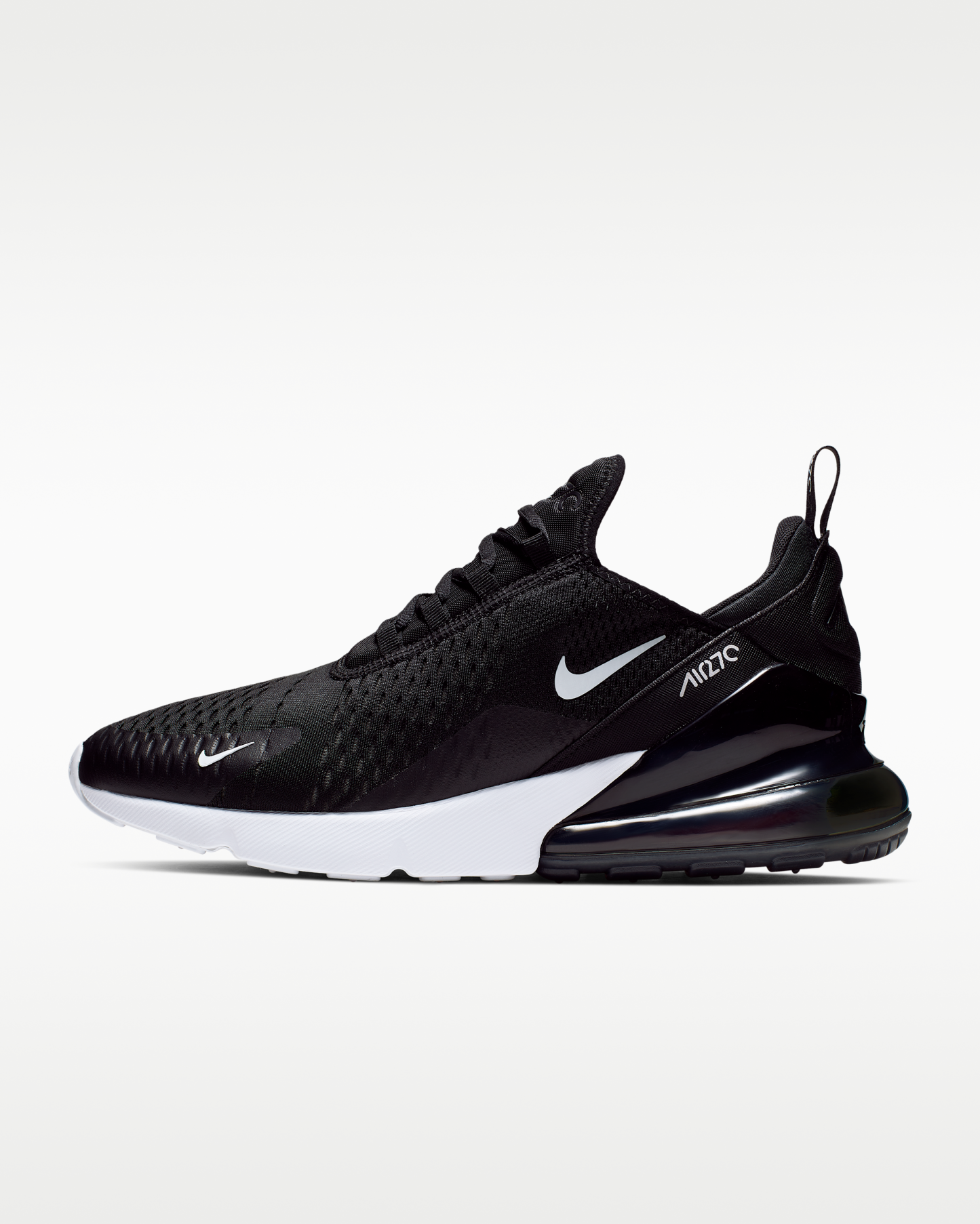 Nike Air Max 270 Men's Shoes - Black/White/Solar Red/Anthracite - View 1