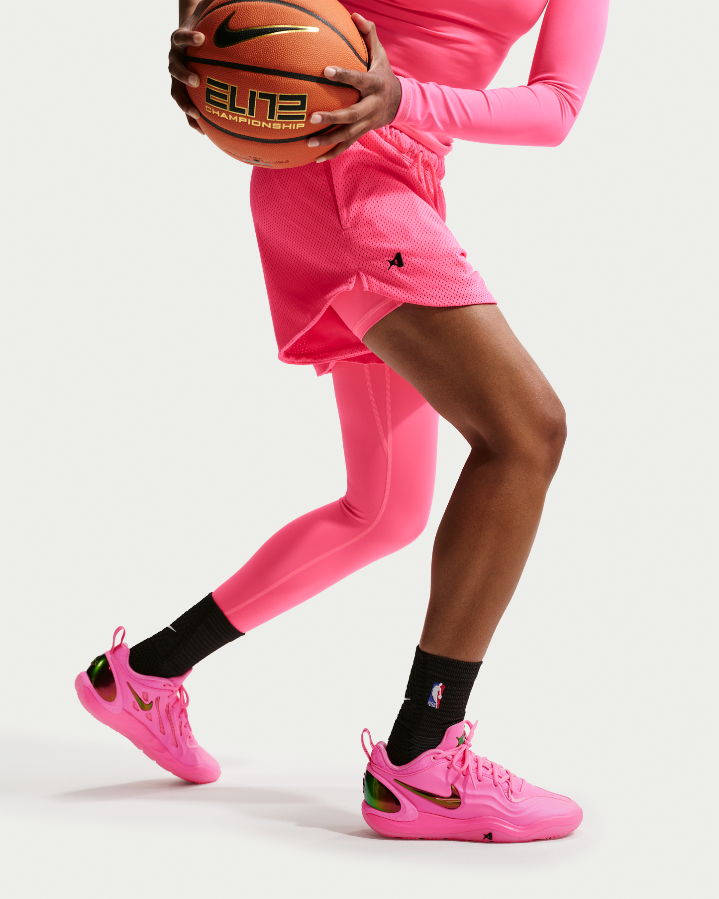 A'Two 'A'Pink Shoe' A'ja Wilson Basketball Shoes - Pink Beam/Black - View 11