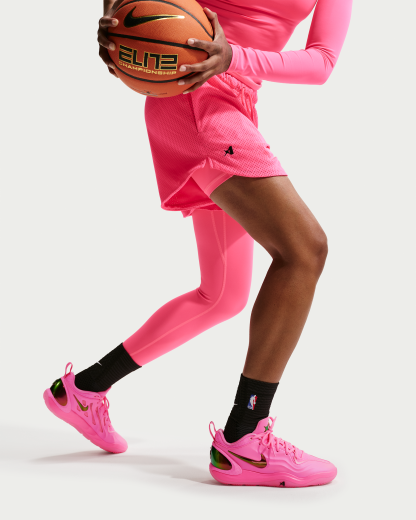 A'Two 'A'Pink Shoe' A'ja Wilson Basketball Shoes - Pink Beam/Black - View 11