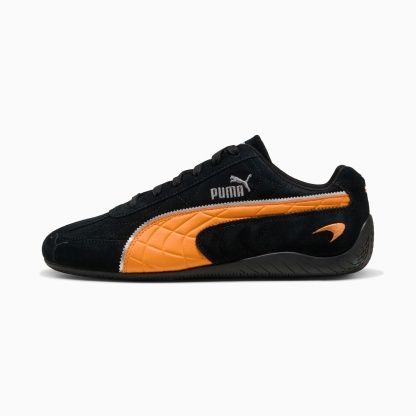 McLAREN RACING Speedcat Sneakers Unisex - PUMA Black-Bright Papaya - Image 1