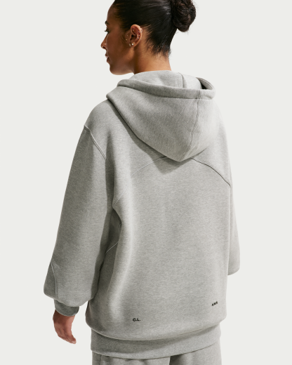 NOCTA Fleece CS Hoodie 2 - Dark Grey Heather/Matte Silver/Black - View 4