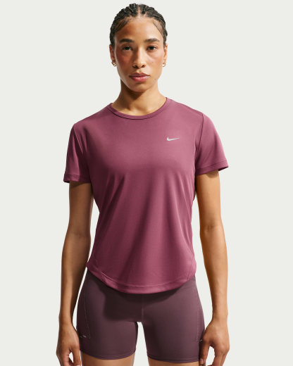 Nike Tempo Women's Dri-FIT Short-Sleeve Running Top - Pink Smoke - View 1