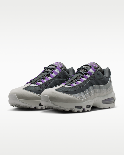 Nike Air Max 95 Big Bubble 'OG' Men's Shoes - Photon Dust/Dark Grey/Grey Fog/Bright Violet - View 5