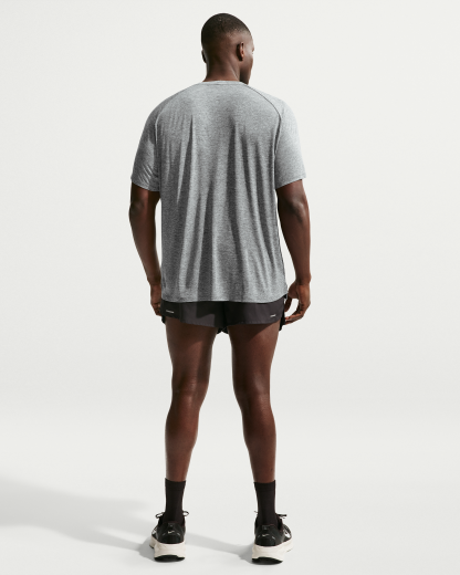 Nike Stride Men's Dri-FIT ADV Short-Sleeve Running Top - Smoke Grey/Heather - View 10