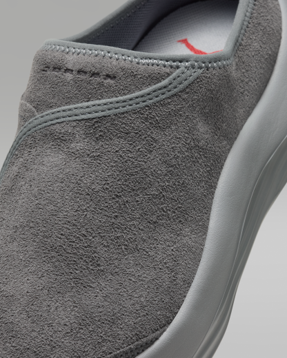 Jordan Future Men's Mules - Smoke Grey/Light Smoke Grey/University Red - View 7