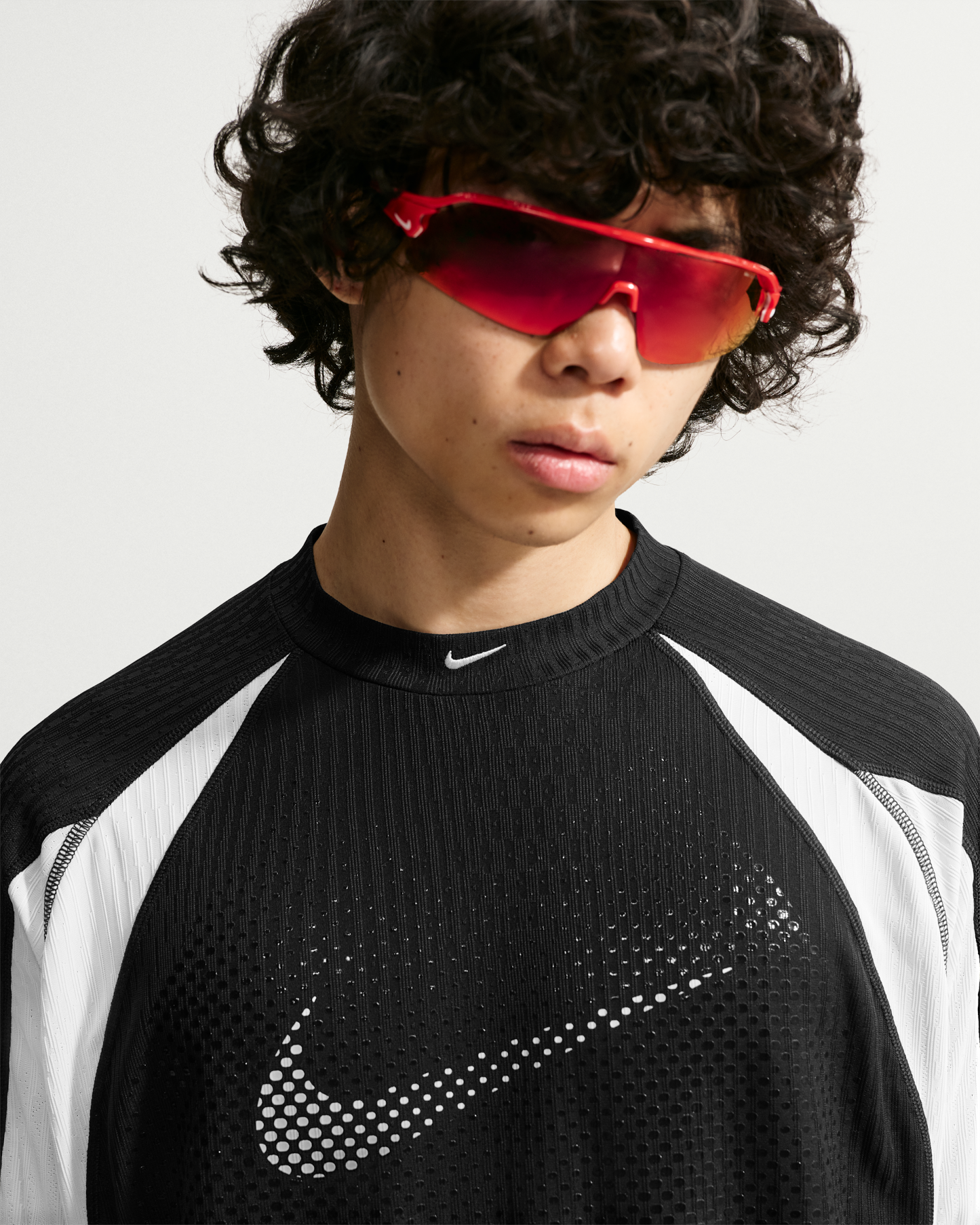 Nike Tech Men's Dri-FIT ADV Jersey - Black/Off-White/Off-White - View 3