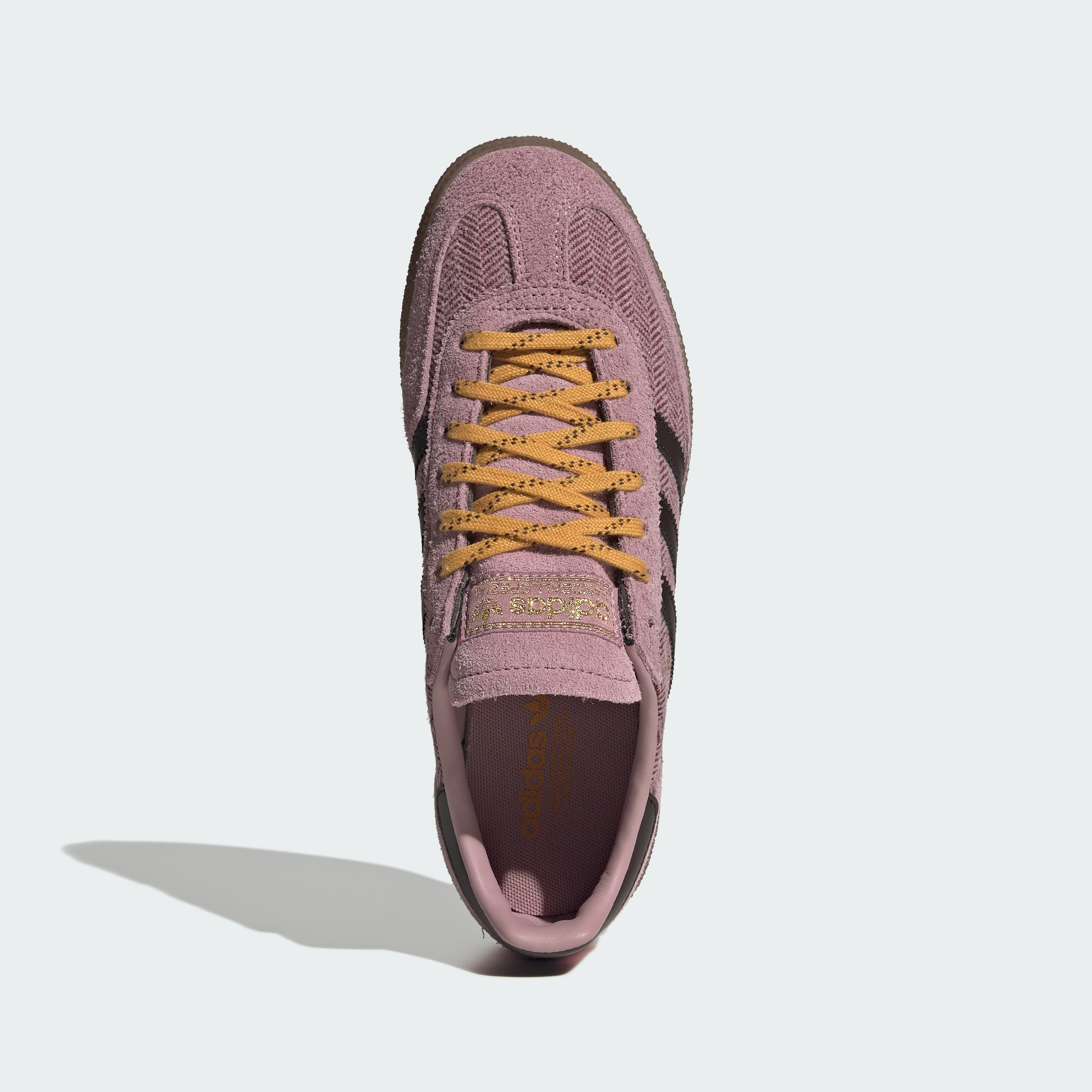 adidas HANDBALL SPEZIAL SHOES - Magic Mauve / Aurora Coffee / Preloved Yellow - View 3