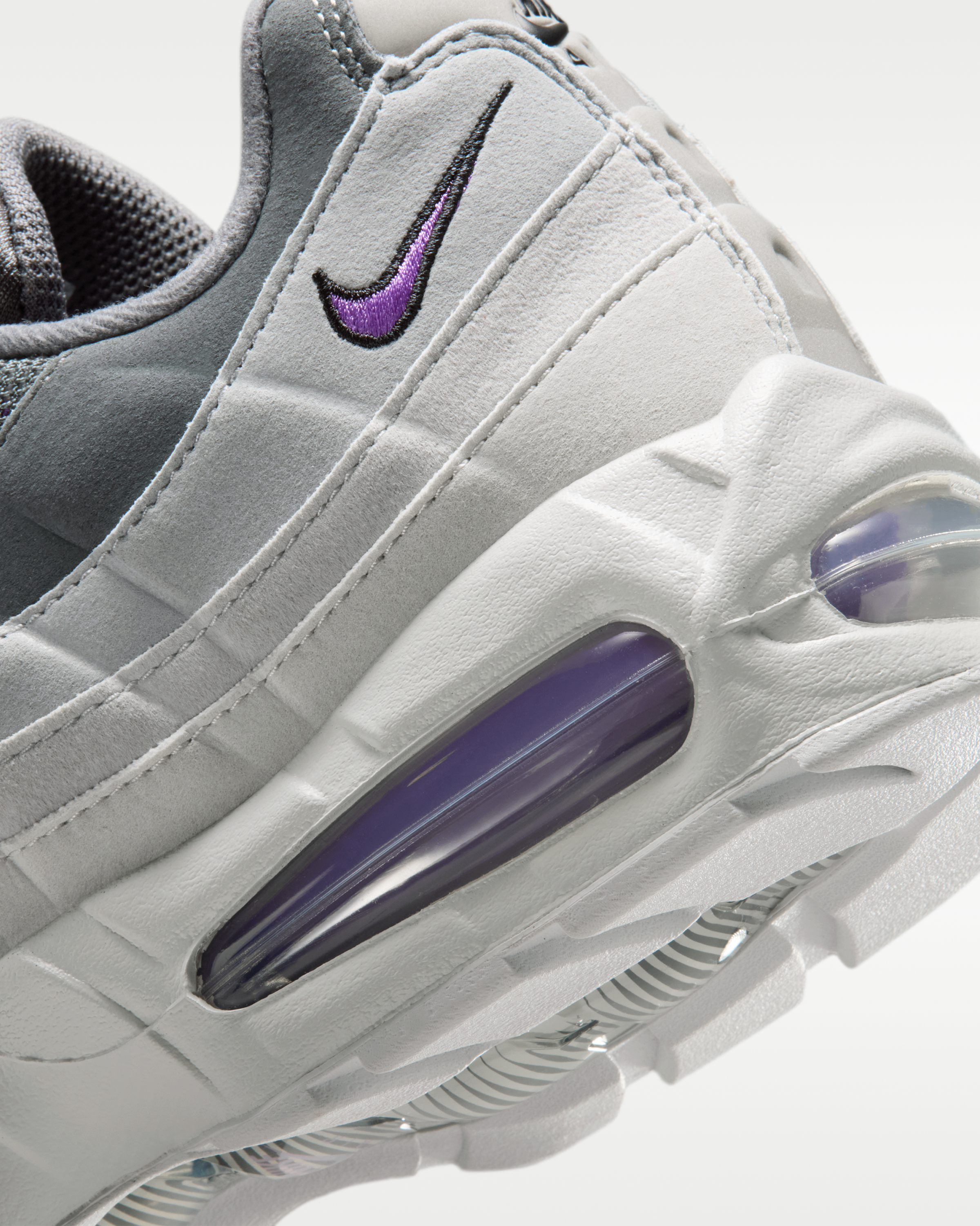 Nike Air Max 95 Big Bubble 'OG' Men's Shoes - Photon Dust/Dark Grey/Grey Fog/Bright Violet - View 8