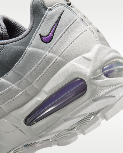 Nike Air Max 95 Big Bubble 'OG' Men's Shoes - Photon Dust/Dark Grey/Grey Fog/Bright Violet - View 8