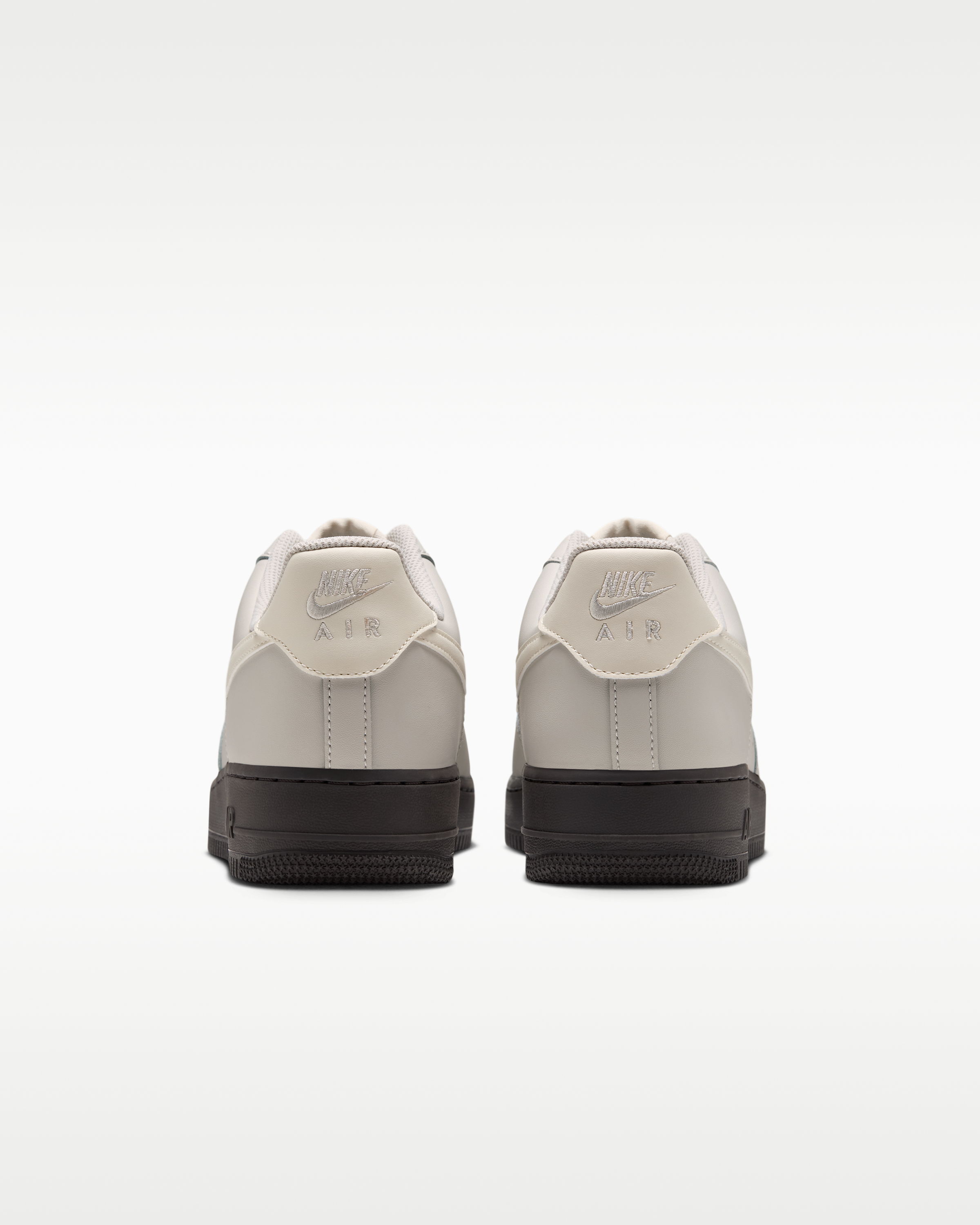 Nike Air Force 1 '07 Men's Shoes - Light Bone/Black/Metallic Silver/Coconut Milk - View 6