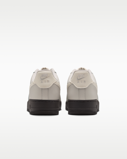 Nike Air Force 1 '07 Men's Shoes - Light Bone/Black/Metallic Silver/Coconut Milk - View 6