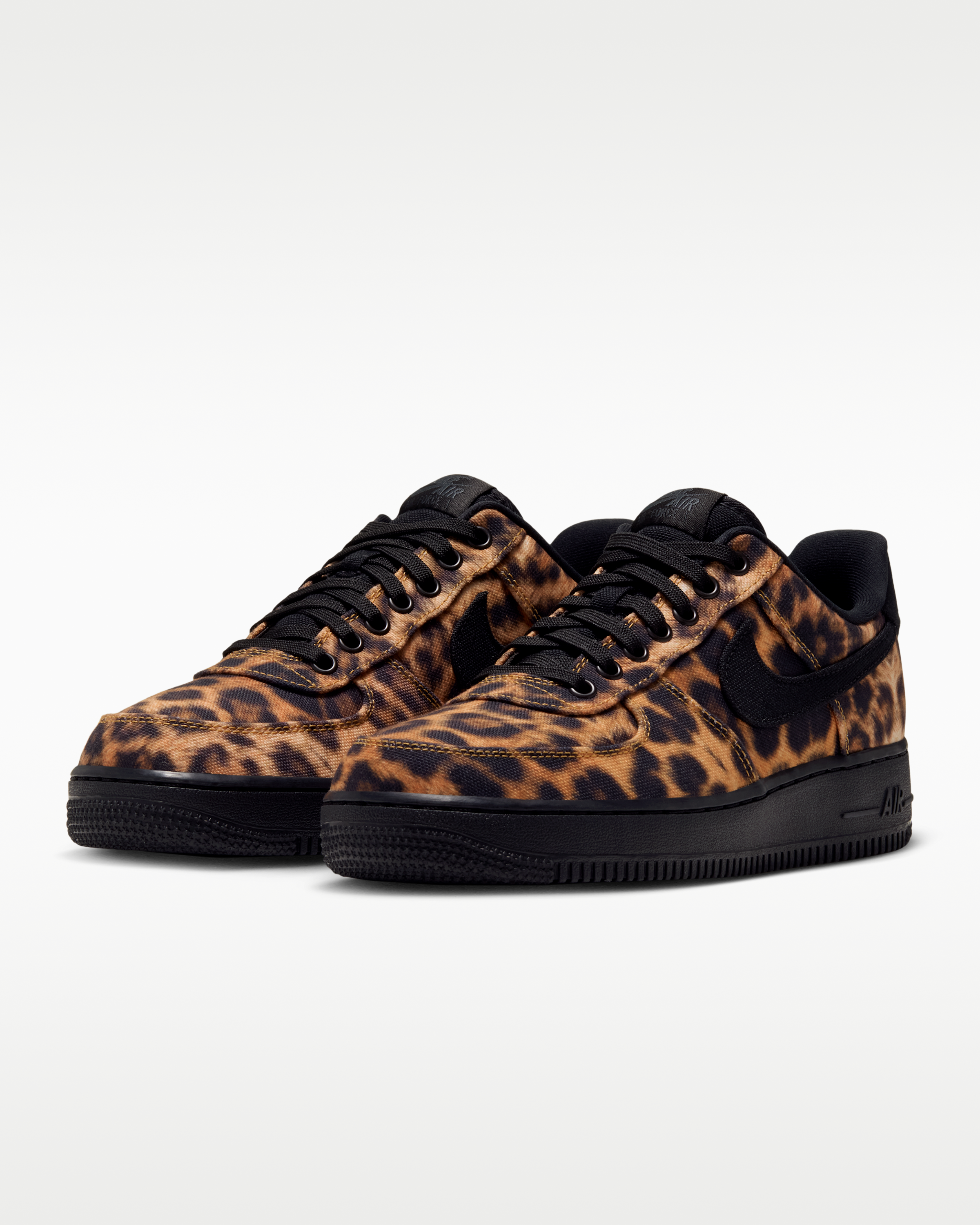 Nike Air Force 1 '07 SE Leopard Women's Shoes - Multi-Colour/Bucktan/Desert Ochre/Black - View 5