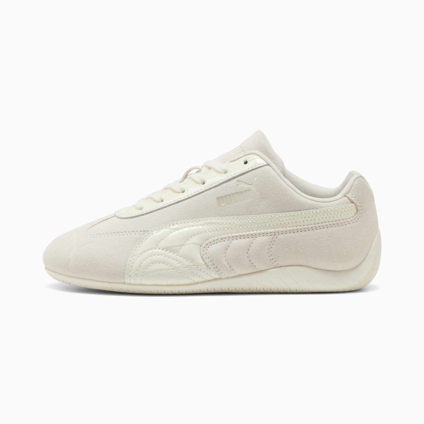 Speedcat Croco Leather Sneakers Women - Warm White - Image 1