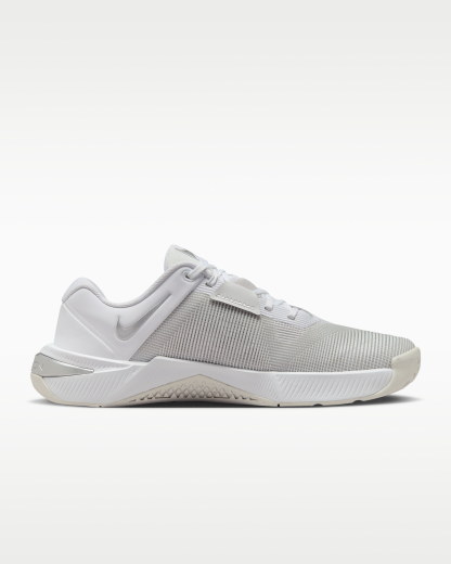 Nike Metcon 10 Women's Training Shoes - White/Platinum Tint/Wolf Grey/Metallic Silver - View 3