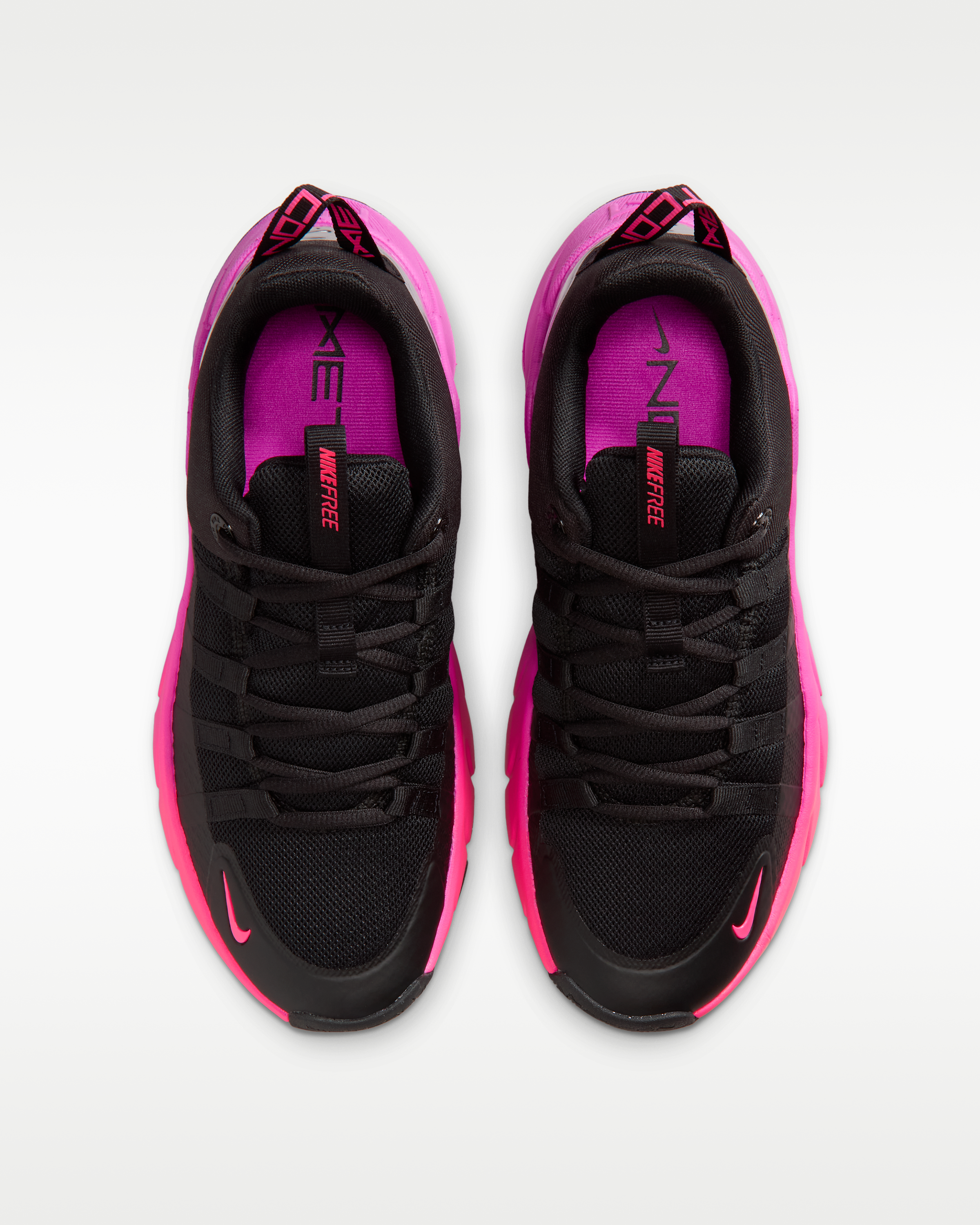 Nike Free Metcon 7 Women's Training Shoes - Black/Hyper Pink/Metallic Cool Grey/Fuchsia Blast - View 4